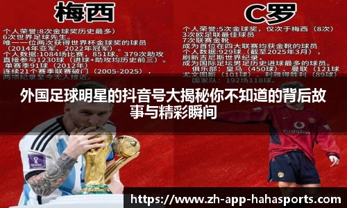 外国足球明星的抖音号大揭秘你不知道的背后故事与精彩瞬间